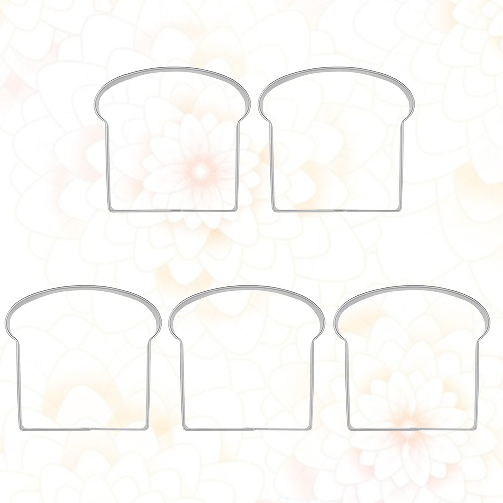 Baking Kitchen Diy - 5 Adet Tost Şeklinde Kurabiye Kalıbı