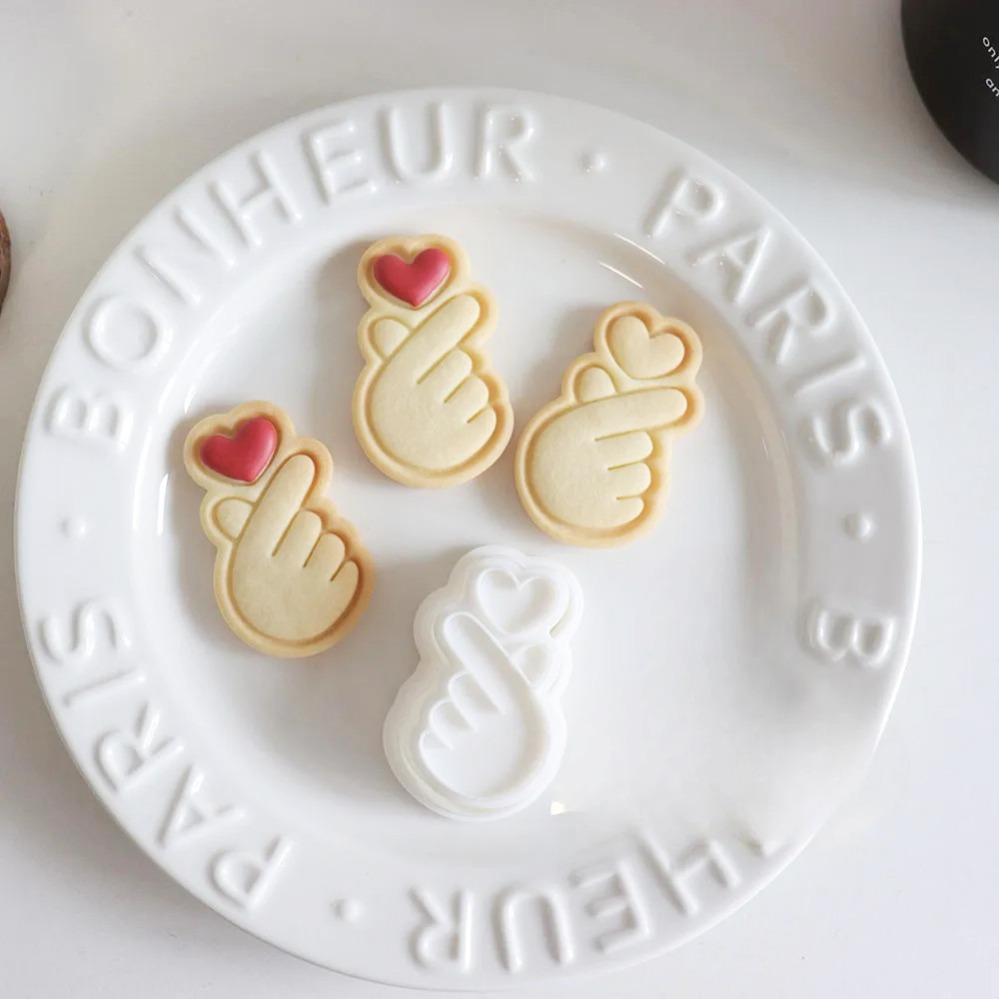 Baking Kitchen Diy - Aşk Jestli Kurabiye Kalıpları Mini Kurabiye