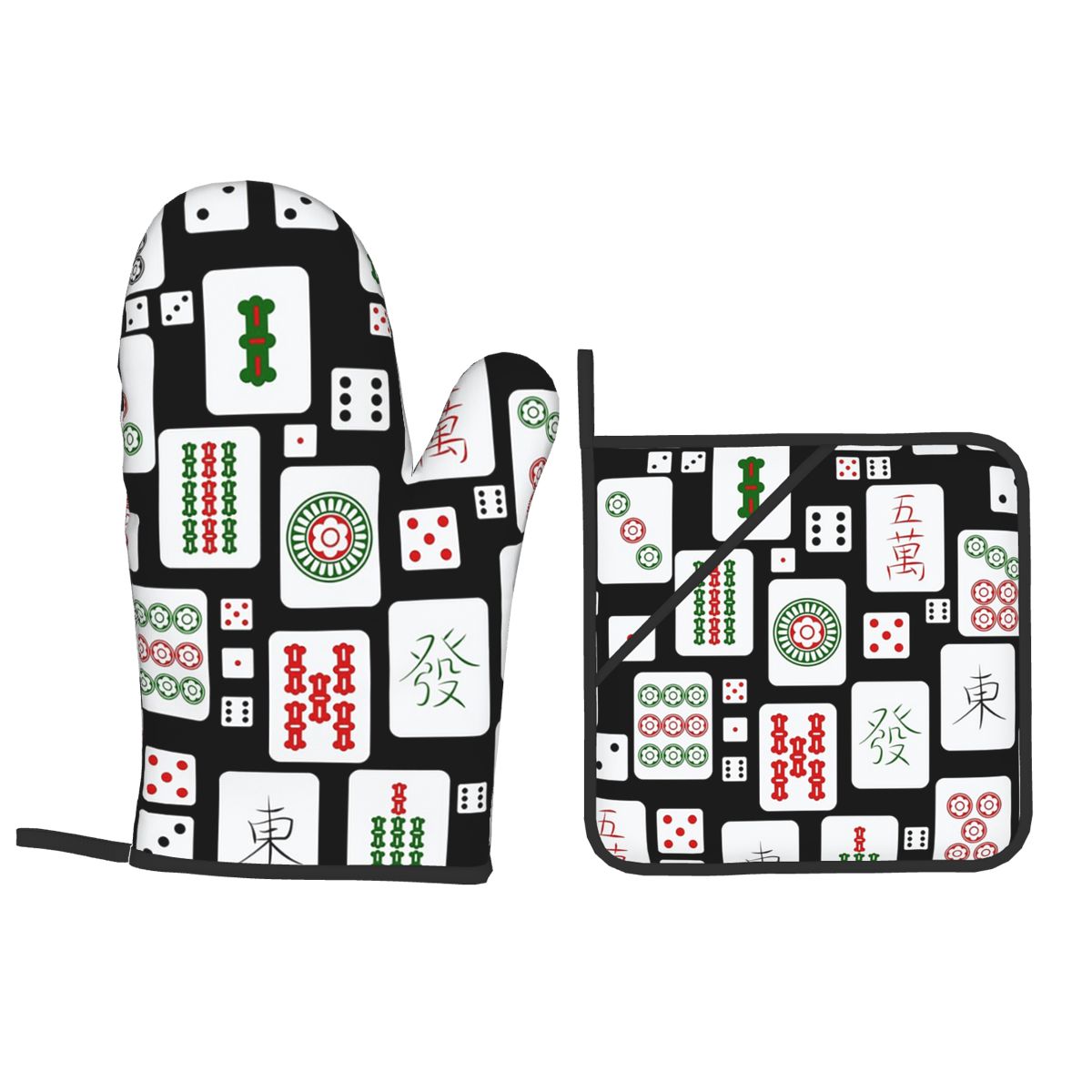 Kitchen Baking Game - Mahjong Taşları Oyunu Zarları, Fırın Eldivenleri