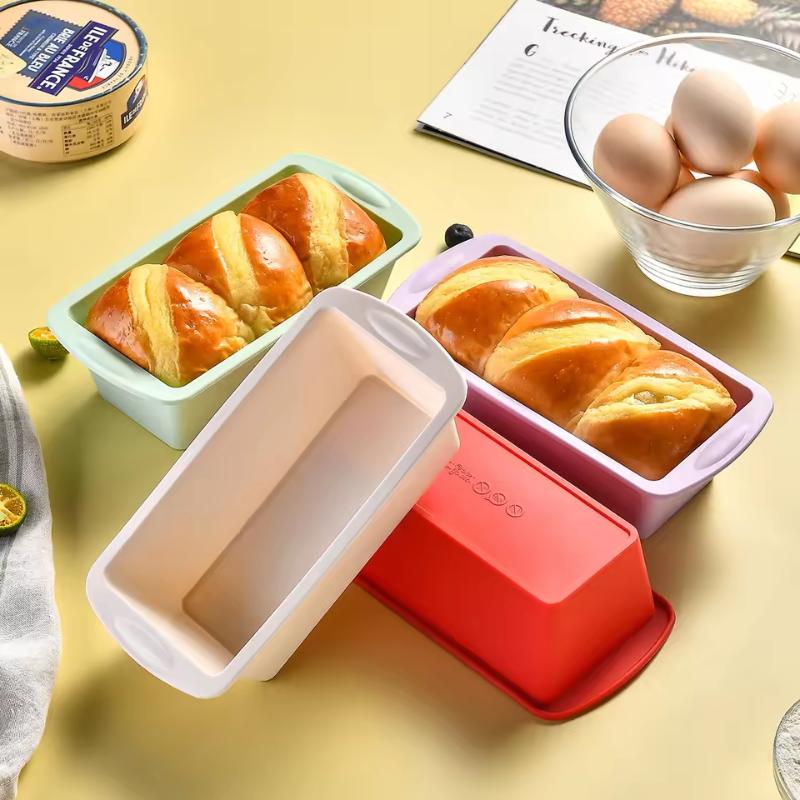 Baking Kitchen Diy - 1/4 adet ev dikdörtgen silikon kalıp