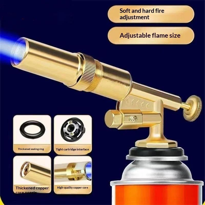 Kitchen Baking Torch - Otomatik Ateşlemeli Gaz Meşalesi Kaynak Meşalesi