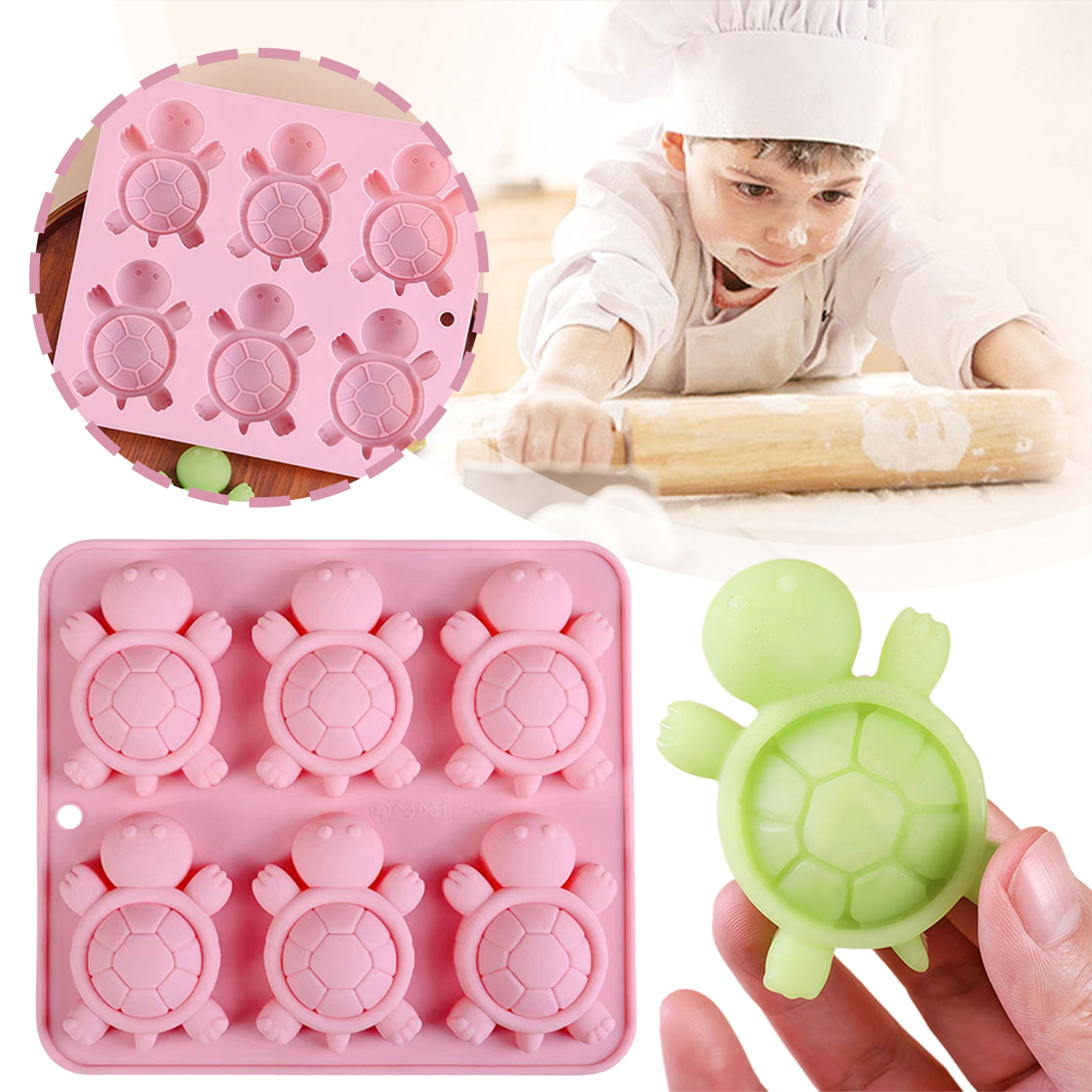 Kaplumbağalar buz tepsisi 3d k - Kitchen Baking Items incelemesi ve fiyatı