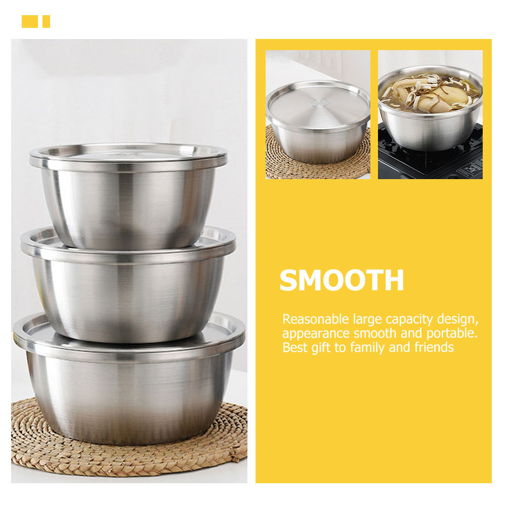 1 Set Paslanmaz Çelik Karıştır - Kitchen Baking Storage Containers incelemesi ve fiyatı