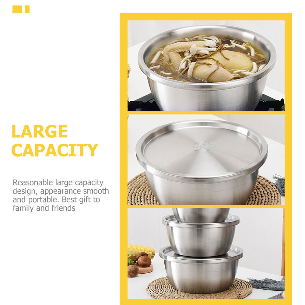 1 Set Paslanmaz Çelik Karıştır - Kitchen Baking Storage Containers incelemesi ve fiyatı