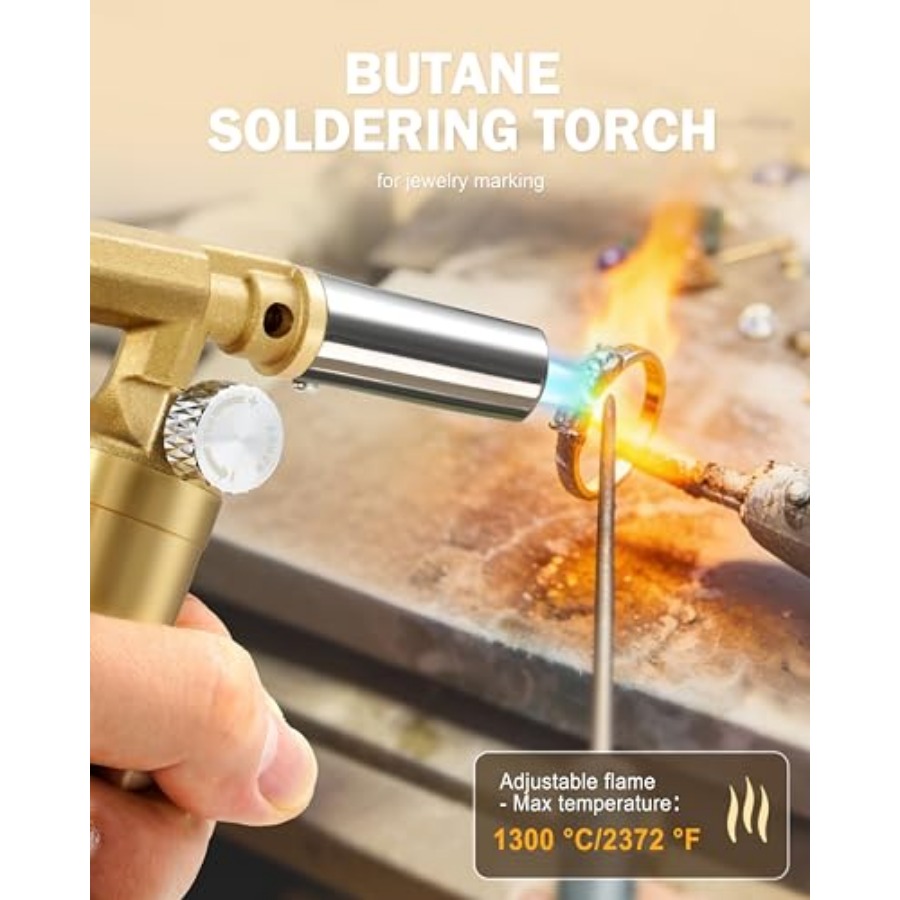 Bakır Bütan Meşale Çakmağı, Ay - Kitchen Baking Torch incelemesi ve fiyatı