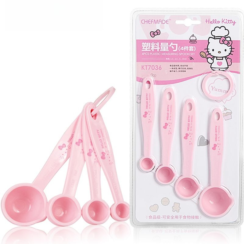 Hello Kitty baskılı ölçü kaşığ - Kitchen Baking Items incelemesi ve fiyatı