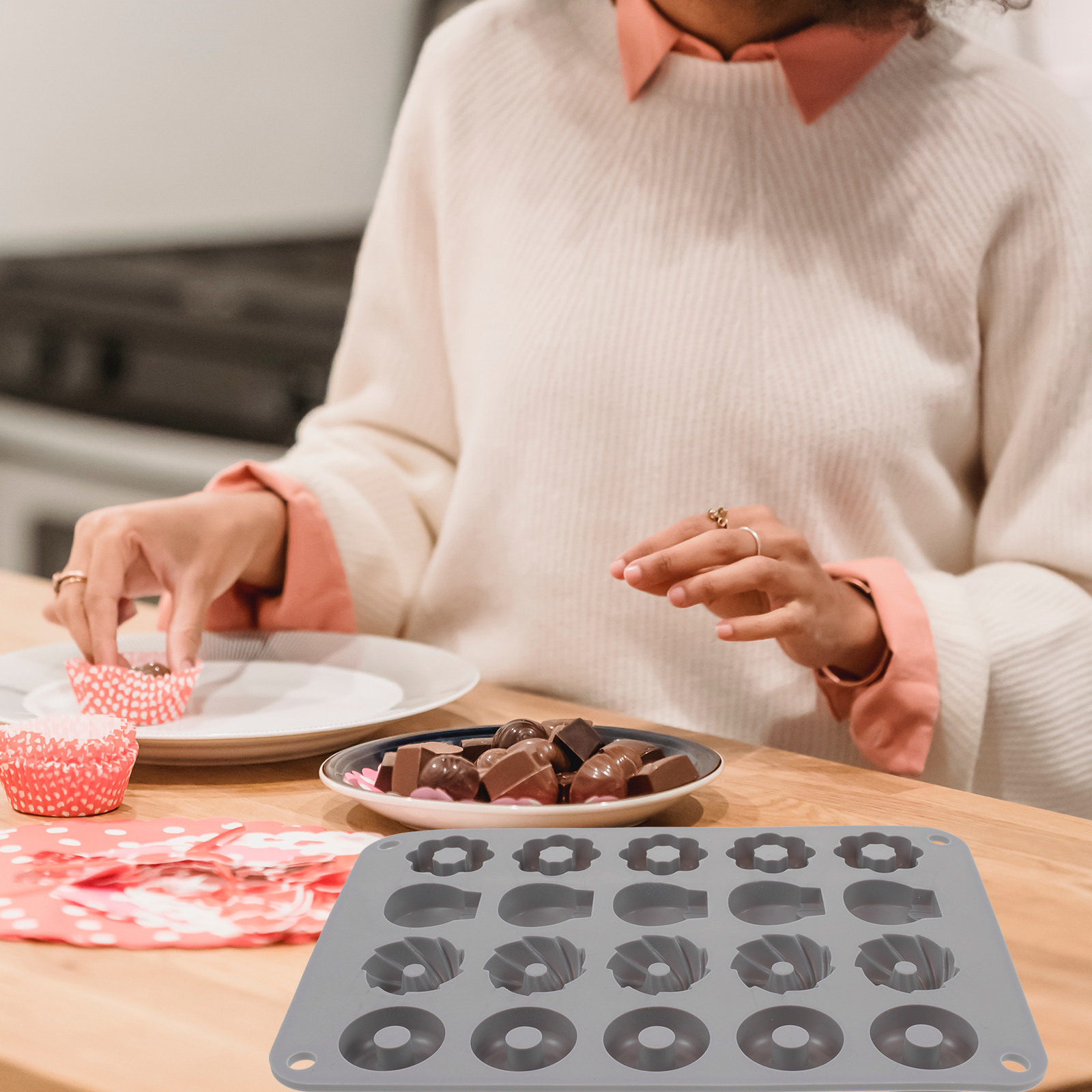 Mini Donut Silikon Kalıp Isıya - Baking Kitchen Diy incelemesi ve fiyatı