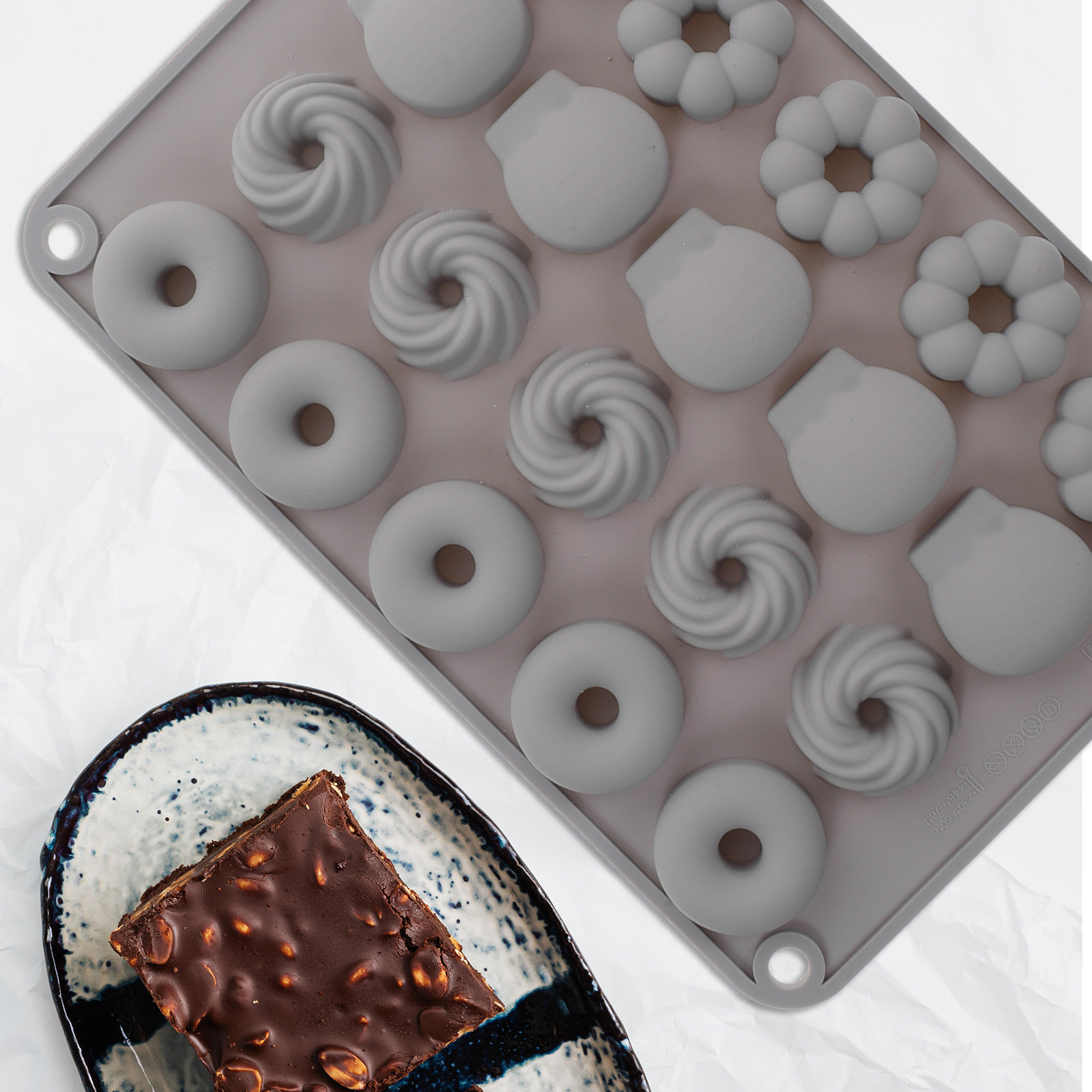 Mini Çikolata Donut Silikon Ka - Baking Kitchen Diy incelemesi ve fiyatı